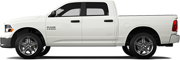 Dodge Ram 1500 5.7' box 4 Door pickup truck 2009-2013